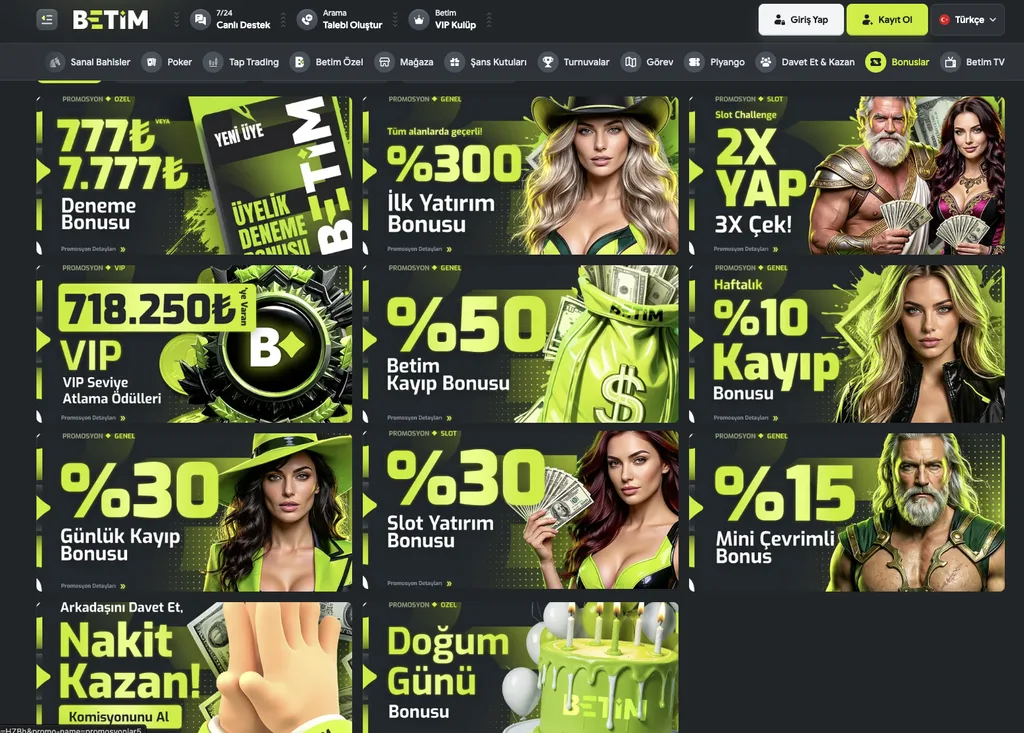 Betim Kampanya ve Bonuslar