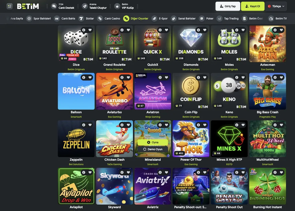 Betim Slot Oyunları